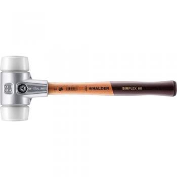 Maillet HALDER SIMPLEX Superplastique boîtier aluminium manche bois D=60 mm
