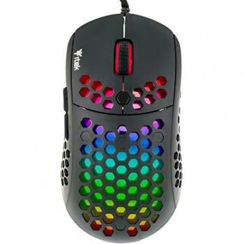 Itek Mouse Gaming itek G71-12000DPI, RGB, Software, Sensore P3327, ultra leggero, nido d'ape