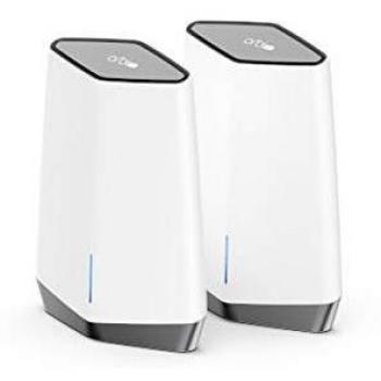 Netgear Orbi Pro Mesh WiFi 6 System (SXK80) con router e satellite, velocità fino a 6 Gbps, tribanda AX6000, copertura fino a 400 m²