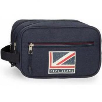 Pepe Jeans Neceser Aidan Doble Compartimento Azul
