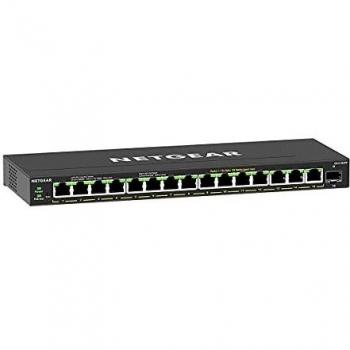 16-Port High-Power PoE+ Gigabit Ethernet Plus Switch (231W) with 1 SFP port (GS316EPP)
