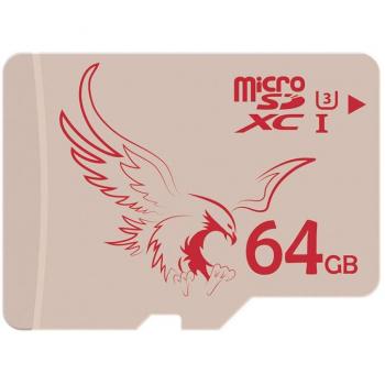 Brave Eagle 64GB UHS-I Micro SD Card with Adapter (U3, 2 Pieces)