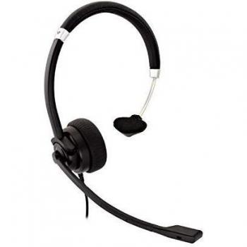 Cuffie over-ear deluxe monocromatiche con microfono boom regolabile e controllo del volume