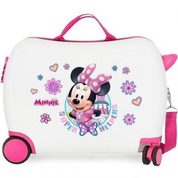 Joumma Bags. Maleta infantil Minnie Super Helpers ruedas multidireccionales
