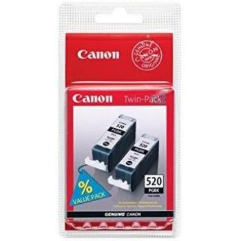 Canon PGI-520 BK Serbatoi Inchiostro, Confezione doppia, Nero