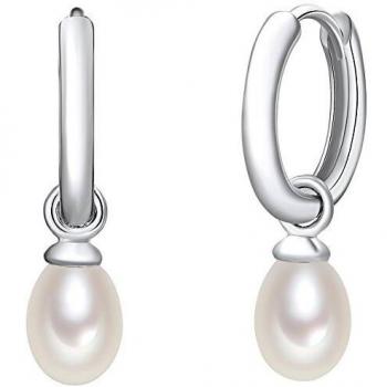 Pendientes Valero Pearls Plata Natural