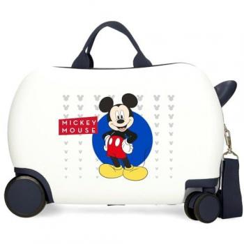 Maleta Disney Enjoy The Day Rígida ABS Blanco
