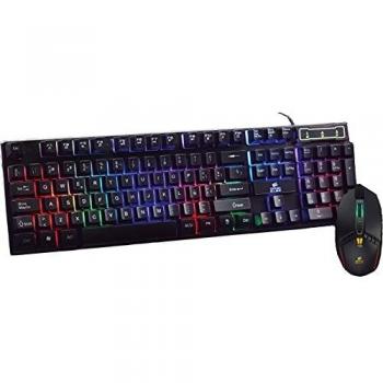 Elbe PTR103G Tastiera e Mouse Gaming Nero