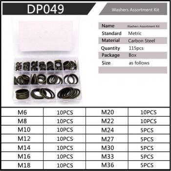 Kit de Repuesto de Juntas O-Ring (100-162 Uds) para Conectores M6 a M30