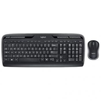 Logitech MK345 Tastiera e Mouse Wireless Turco Nero