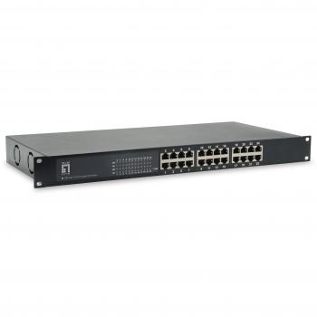 LevelOne GEP-2421W630 switch di rete Non gestito Gigabit Ethernet (10/100/1000) Supporto Power over (PoE) Nero