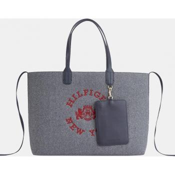 Bolso Tote Gris Claro Tommy Hilfiger