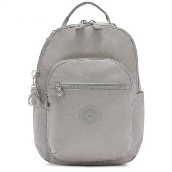 Mochila Oficial Kipling Seoul Gris 14L
