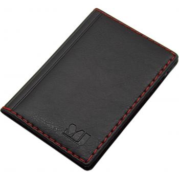 Elegante Tarjetero para Tarjeta de crédito y Tarjeta de Visita diseños (Diseño 4 / Negro)