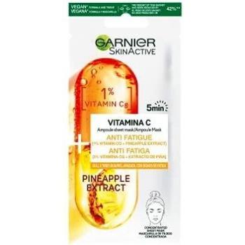 Garnier skin active mascarilla facial anti fatiga vitamina c y piña