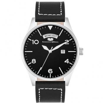 Reloj Rhodenwald Negro con Acero Plateado