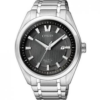 Citizen Reloj de Cuarzo Titanio Plateado AW1240-57E