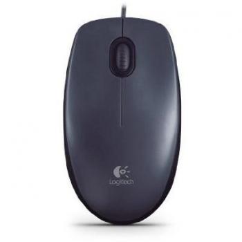Logitech Mouse Cordato a Laser M100, Nero (910-001604)
