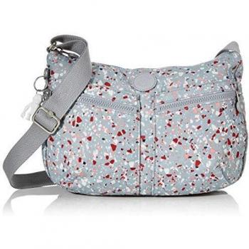 Kipling Izellah, Bolso con Bandolera para Mujer, Multicolor (Moteado), 33x23x12 cm