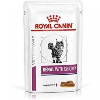 Paquete doble de Royal Canin Renal – Dieta veterinaria de pollo 24 X 85g