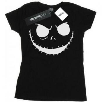 Camiseta de Algodón Bold con Cara de Jack para Mujer de Disney
