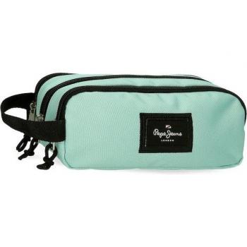 Estuche triple compartimento Pepe Jeans Aris Colorful aguamar