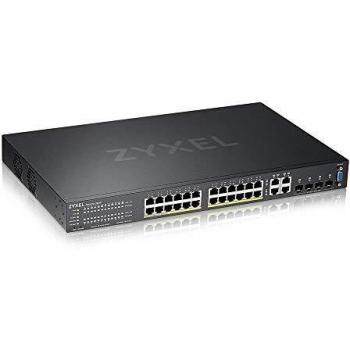 ZyXEL GS2220-28HP-EU0101F switch di rete Gestito L2 Gigabit Ethernet 101001000 Supporto Power over Ethernet PoE Nero