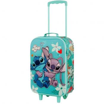 Maleta trolley 3D Love Stitch Disney doble