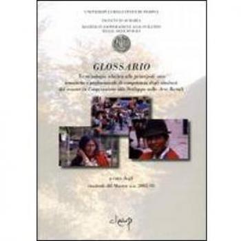 Glossario. Terminologia relativa alle principali aree tematiche e professionali di competenza degli studenti del Master in Cooperazione allo Sviluppo Aree Rurali