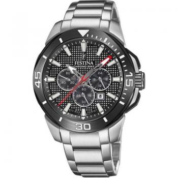 Reloj De Hombre Festina Chrono Bike F20641/4 Con Esfera Negra
