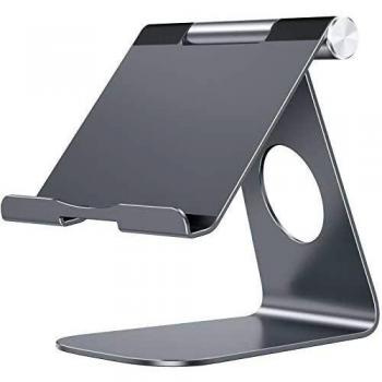 OMOTON Supporto Tablet Regolabile in Grigio