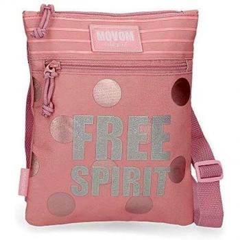 Movom Free Spirit Bandolera Plana Rosa 20x24 cms Poliéster