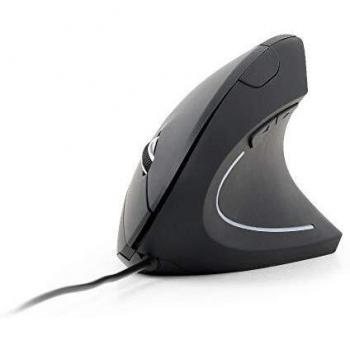 Gembird MUS-ERGO-01 Mouse USB ottico per mano destra con 3200 DPI di precisione