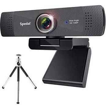 Spedal 1080P Webcam Tripode + Microfono