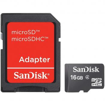 SanDisk MicroSDHC da 16 GB Classe 4