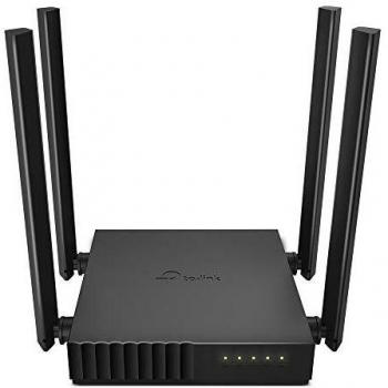 TP-LINK AC1200 WiFi Router Archer C54, 300 Mbps a 2.4 GHz + 867 Mbps a 5 GHz, 4 Porte LAN Ethernet, Connettività USB 2.0 per Stampante e Hard Disk, WPS