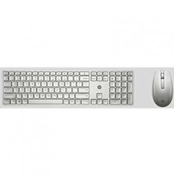 Combo Wireless HP 650: Tastiera e Mouse Bianco