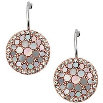 FOSSIL Pendientes de circonita cúbica para mujeres