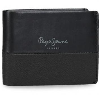 Cartera Dual de Hombre Pepe Jeans Piel Negra