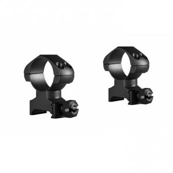 Montura Hawke Precision Acero 1” Alta – Riel Weaver