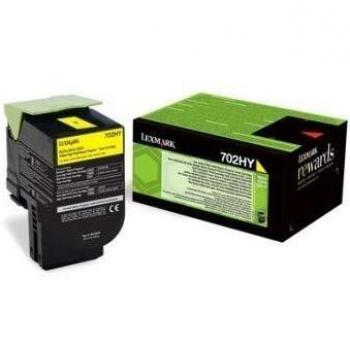 Lexmark Toner Giallo 702HY R Cartuccia 3000pagine