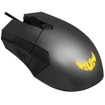 ASUS TUF M5 Mouse Gaming Ottico, 6200 DPI, Design Ergonomico ambidestro, Aura Sync RGB, Interruttori Omron