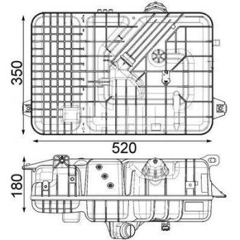 MAHLE CRT 236-000P Depósito de Expansão e Líquido Refrigerante