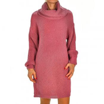 Firenze Artegiani. Vestido cuello vuelto talla única. Made in Italy