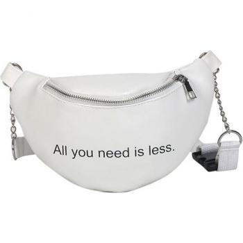 Bolso de hombro de cuero PU para mujer con cadena deportiva