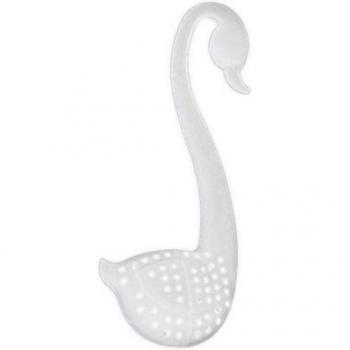Bolsa de té portátil de plástico en forma de cisne