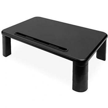 DIGITUS Height Adjustable Tabletop Monitor Riser DA-90458 Range Height: 71mm to 145mm Black