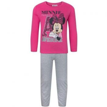 Minnie Mouse Pijamas Cóctel Rosado y Gris