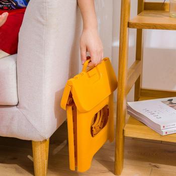 Tabouret pliant durable en PP pour enfants et adultes, économique en espace