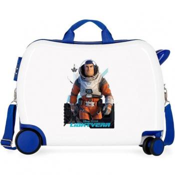 Maleta Correpasillos Disney Lightyear ABS Rígida Blanca